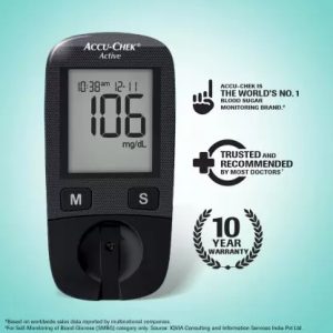 Accu-Chek Active Glucometer Kit With 10Test Strips