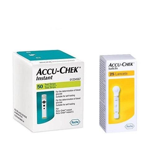 Accu Chek Instant Strip & Lancet Combo