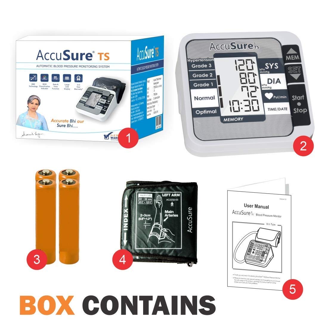 AccuSure TS Automatic Digital Pressure Monitor - Image 2