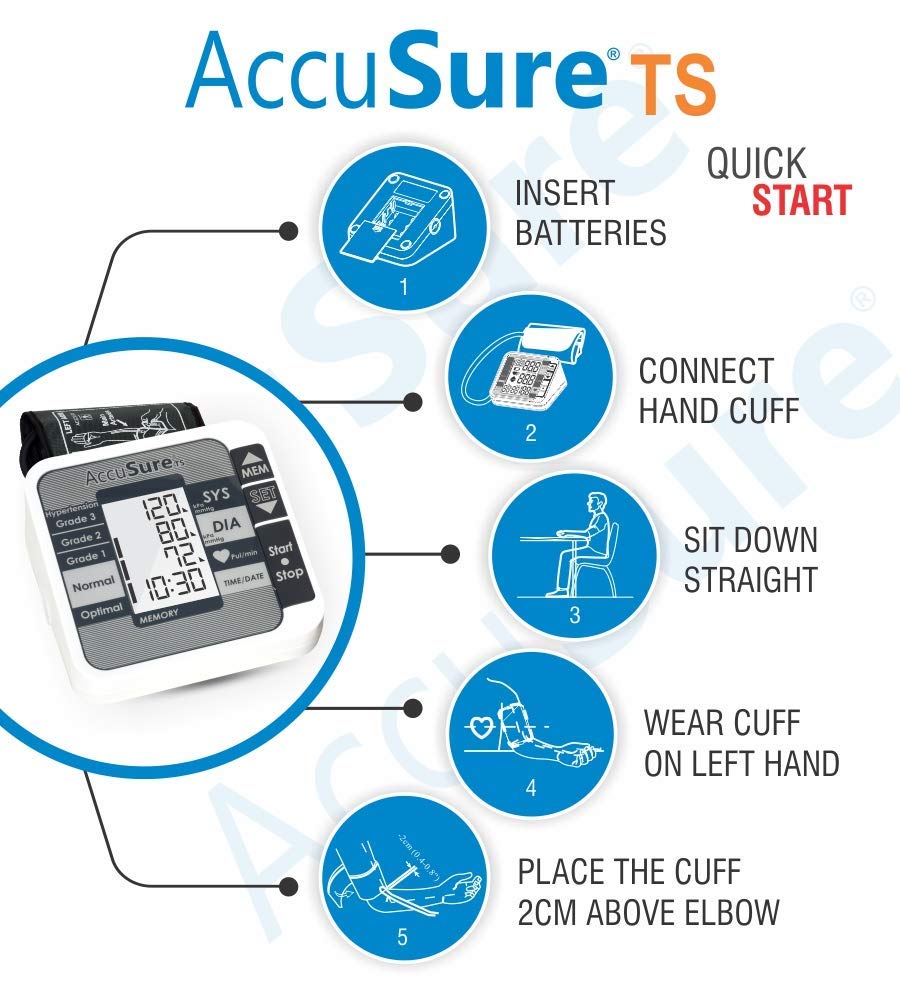 AccuSure TS Automatic Digital Pressure Monitor - Image 3