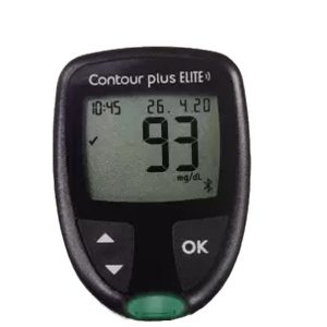 Contour Plus Elite Glucose Monitor System With 25 Glucose Test Strip