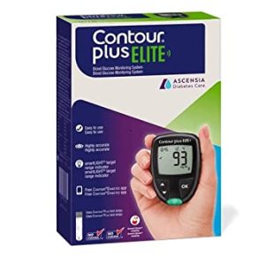 Contour Plus Elite Glucose Monitor System With 25 Glucose Test Strip