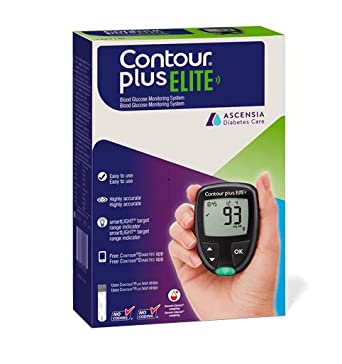 Contour Plus Elite Glucose Monitor System With 25 Glucose Test Strip