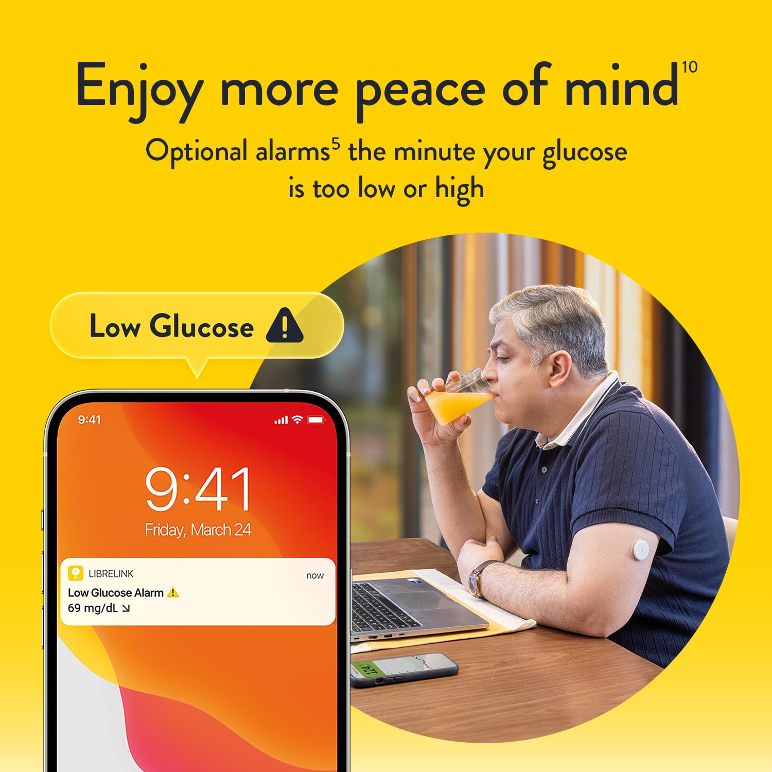 Abbott FreeStyle Libre 2 Plus Sensor – 1-Minute Real-Time Glucose Tracking - Image 3
