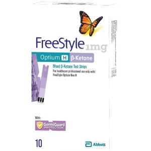 FreeStyle Optium H Beta-Ketone Test Strip (Only Strip)