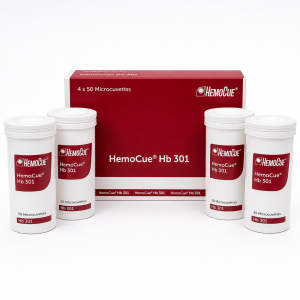 HemoCue Hb 301 Microcuvettes (4x50) for Hemoglobin Testing