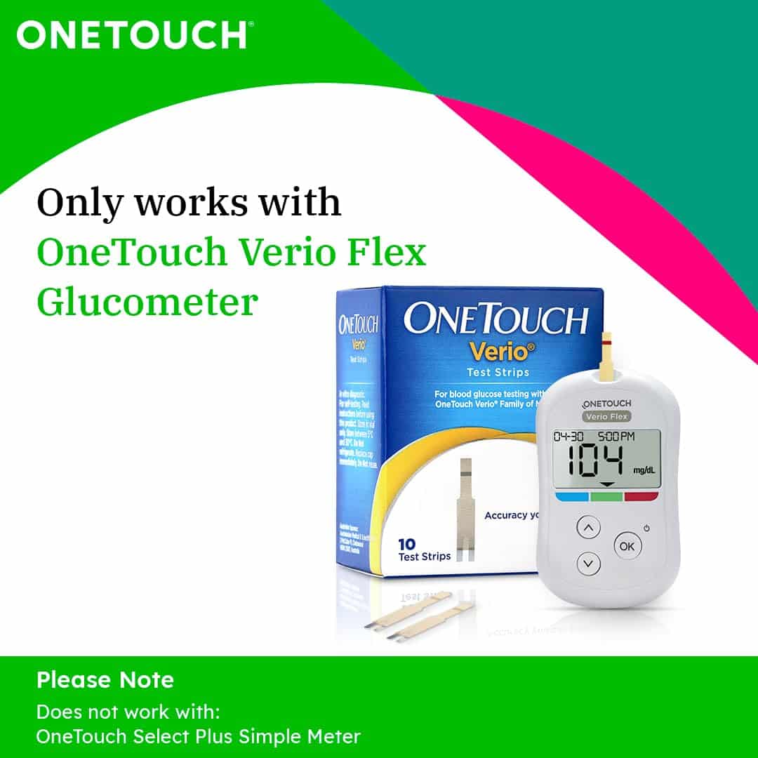 OneTouch Verio Test Strips – Pack of 25 | Fast & Reliable Readings - Image 2