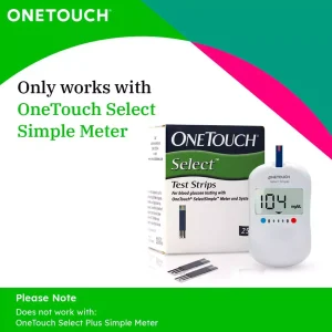 One Touch Select Simple Strips – Pack of 100