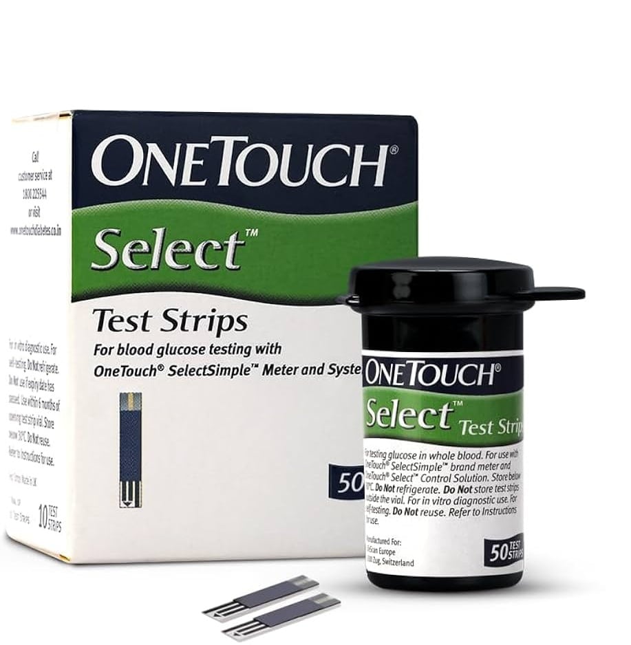 One Touch Select Simple Strips – Pack of 50