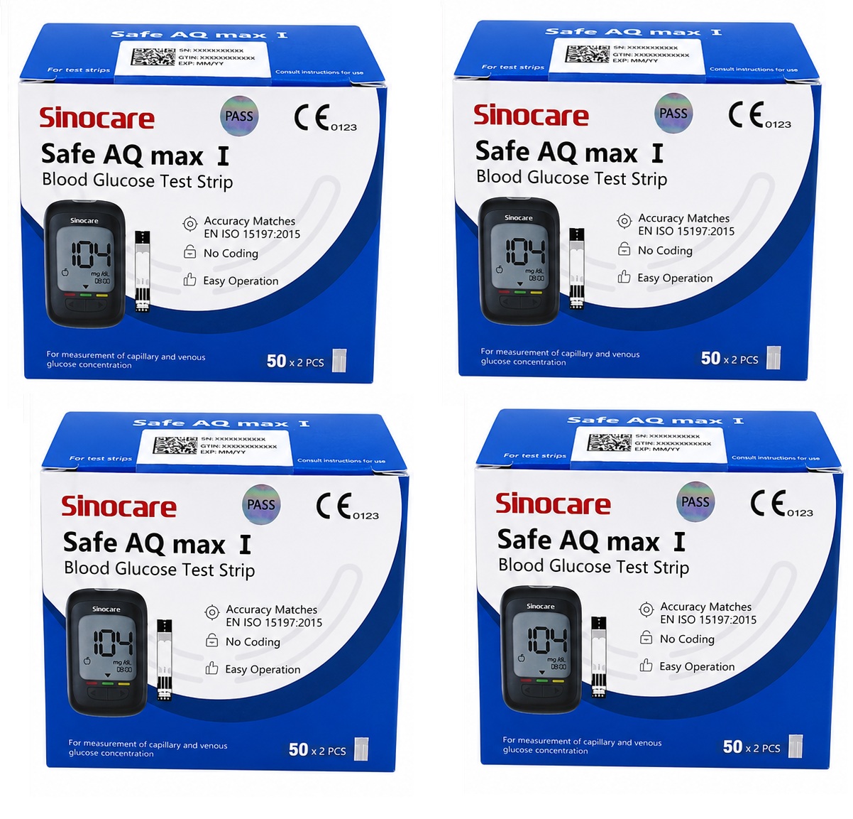 Buy Sinocare Safe AQ Max 400 Test Strips Pack