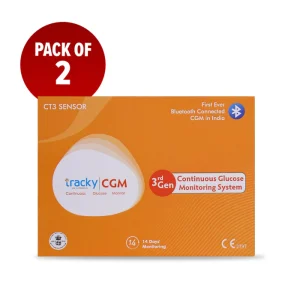 Tracky cgm sensor ct 03 – Pack Of 2 – Clinic Use
