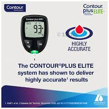 Contour Plus Elite Glucose Monitor System With 25 Glucose Test Strip - Image 3
