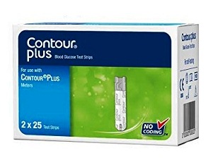 Contour Plus 50 Test Strips