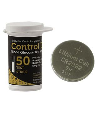 Control D Glucometer Strips and Batteries