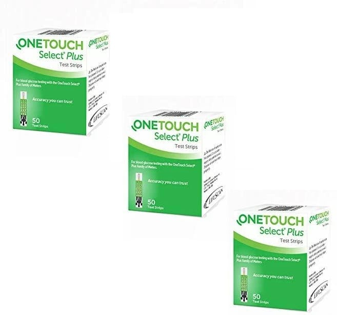 OneTouch Select Plus Test Strips – Pack of 150